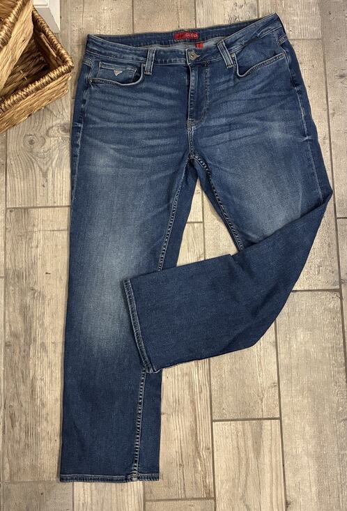 Guess Other - Guess Men's Desmond Tapered Straight Leg Denim Jeans 36x28 Medium Wash